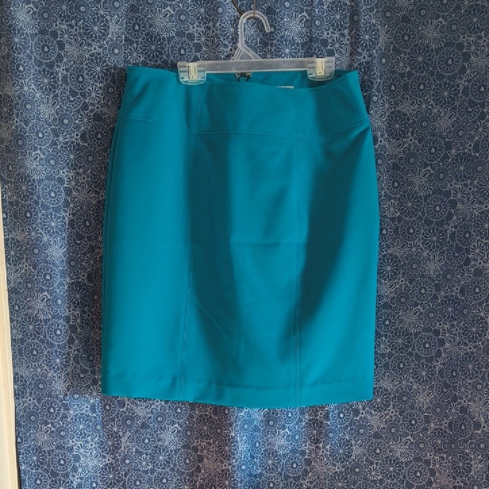 Worthington Teal Pencil Skirt